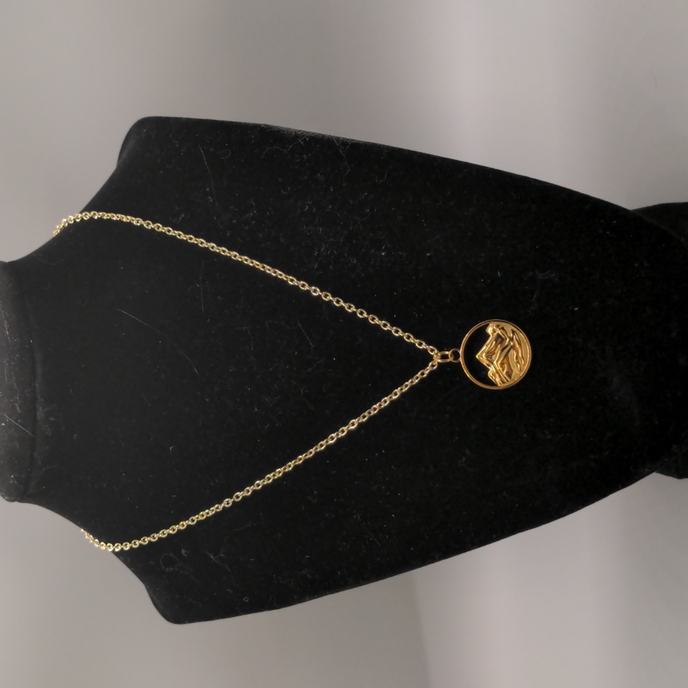 Hand Crafted Mountain Charm Necklace